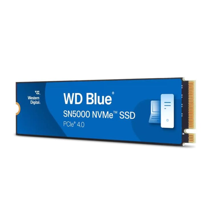 WESTERN DIGITAL - WDS400T4B0E - Disque dur SSD Interne - 4 To - WD Blue - SN5000 - NVMe - Neuf