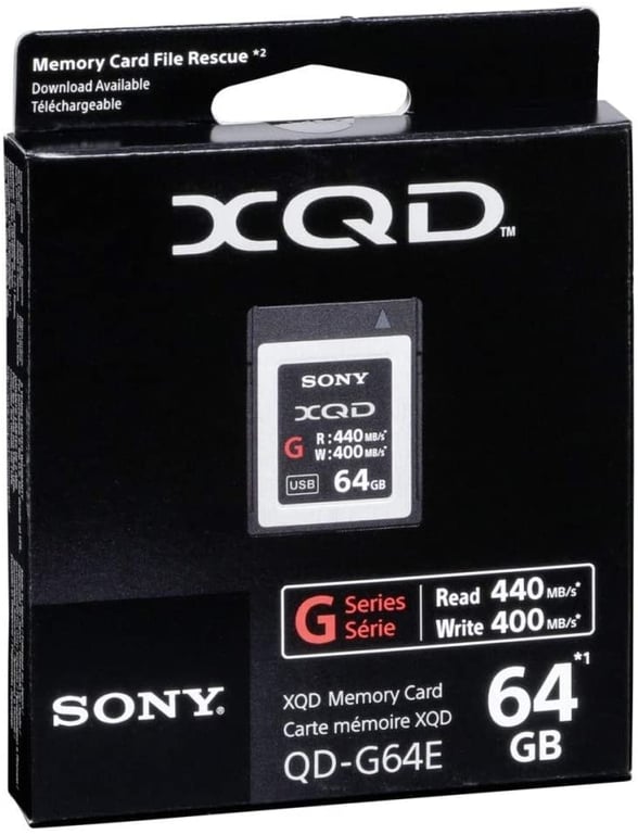 Sony QD-G64F 64 Go XQD - Neuf