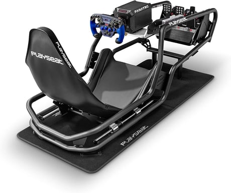 Tapis de sol - Pour siege et cockpit de simulation racing - XL - Noir