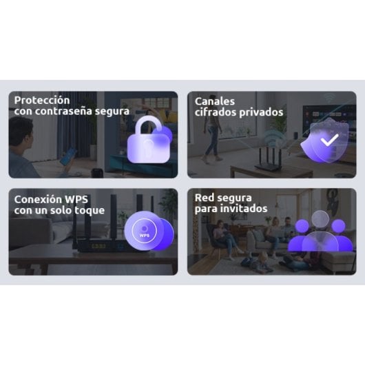 Routeur Strong ROUTERBE3600 WiFi 7 Double Bande 3600 Mbps 5 Antennes Ethernet 2.5G Neuf - vue 3