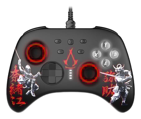 Freaks and Geeks 803690b Negro, Rojo USB Gamepad Android, Nintendo Switch, PC