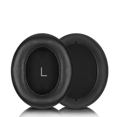 Cuscinetti auricolari in pelle di agnello con fibbia per Sennheiser MOMENTUM 3 Black