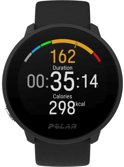 POLAR Montre fitness étanche Unite avec GPS S/L - Noir