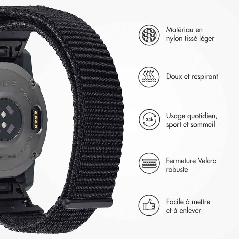Bracelet imoshion QuickFit® 22mm en nylon - vue 6