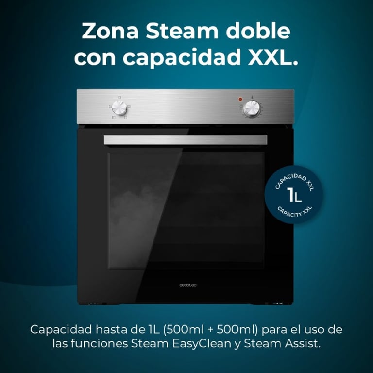 Four Électrique Cecotec Bolero Hexa C126000 – 77L, 2800W, Steam Assist - vue 2