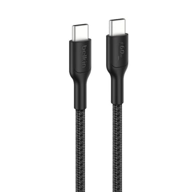 Belkin ENA008HQ2MBK cable USB USB 2.0 2 m USB C Negro