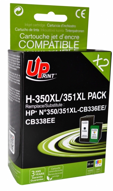 Pack UPrint compatible HP 21XL22XL Neuf