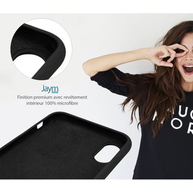 Custodia Premium in silicone rosso per Apple iPhone 14 Plus - 100% silicone e microfibra - compatibile con Magsafe - rinforzata e ultra morbida