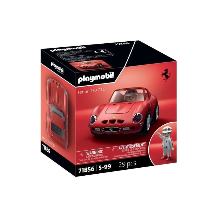 Playmobil | Collector Cars | Ferrari 250 GTO | Modèle réduit de Voiture pour Adultes et Enfants | Cadeau pour Les Fans de Voitures et Les collectionneurs | 71856 - vue 9