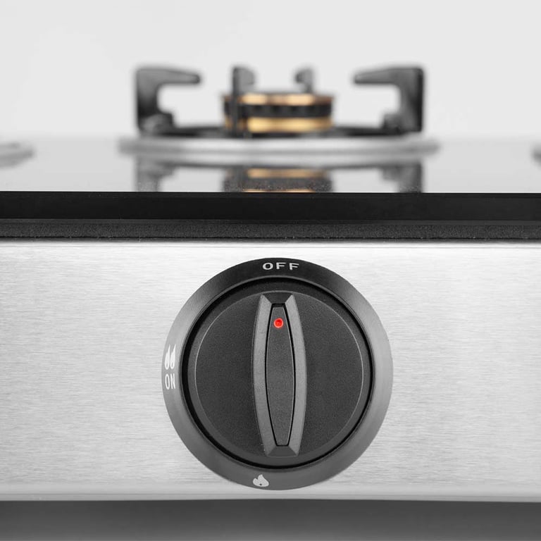 Orbegozo FO 3520 Elegance Cuisinière à Gaz Allumage Piézoélectrique 2 Brûleurs Triple Couro Neuf - vue 2