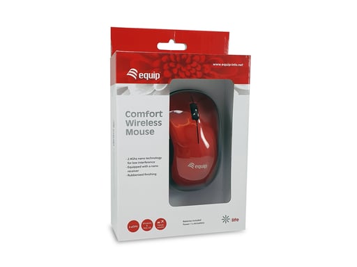 Equip 245113 souris Bureau Ambidextre RF sans fil Optique