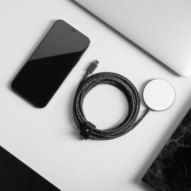 Native Union Snap Magnetic Wireless Charger Smartphone Negro, Blanco USB Cargador inalámbrico Carga rápida Interior