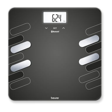 Beurer BF 600 Rectangle Noir, Acier inoxydable Pèse-personne électronique
