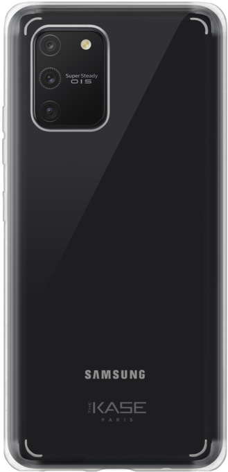 Coque hybride invisible pour Samsung Galaxy S10 Lite, Transparente