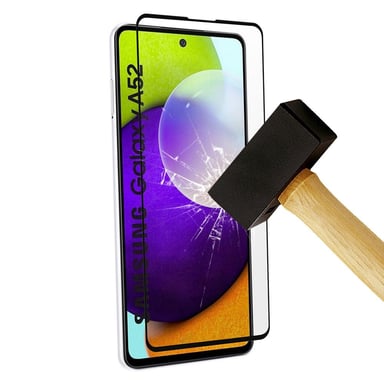 Film verre trempé 4D Noir compatible Samsung Galaxy A52