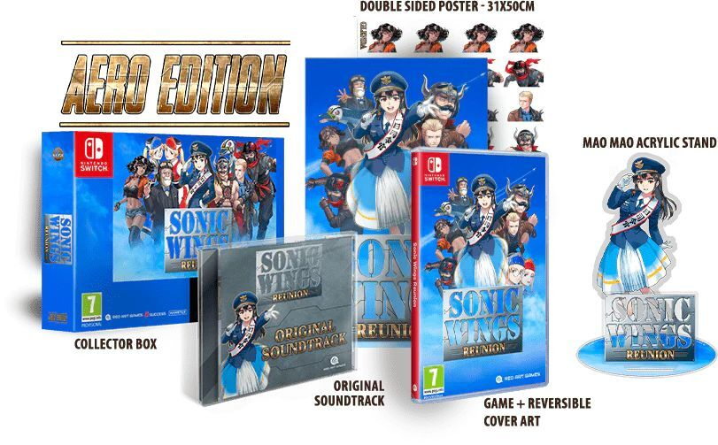 Sonic Wings Reunion Collector' Edition Nintendo Switch Neuf - vue 2