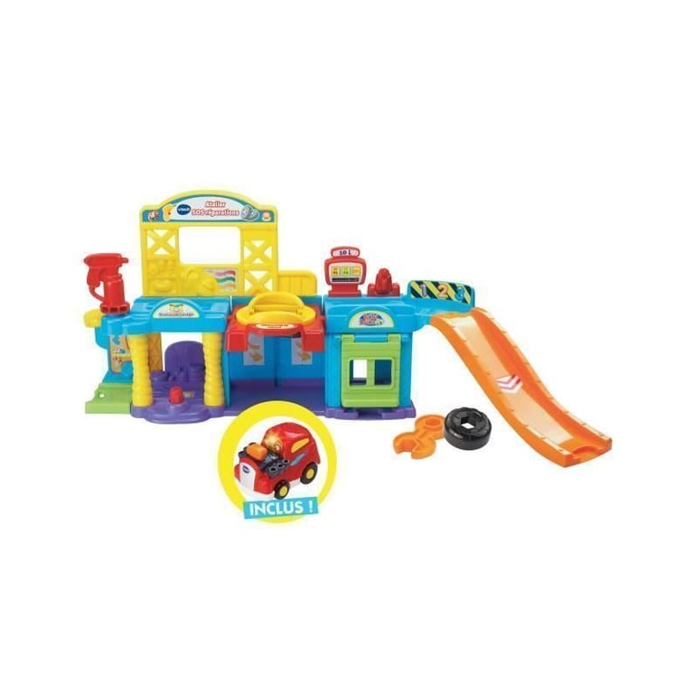 Atelier SOS Réparations VTECH Tut Tut Bolides Ascenseur hydraulique 5 zones magiques - vue 2