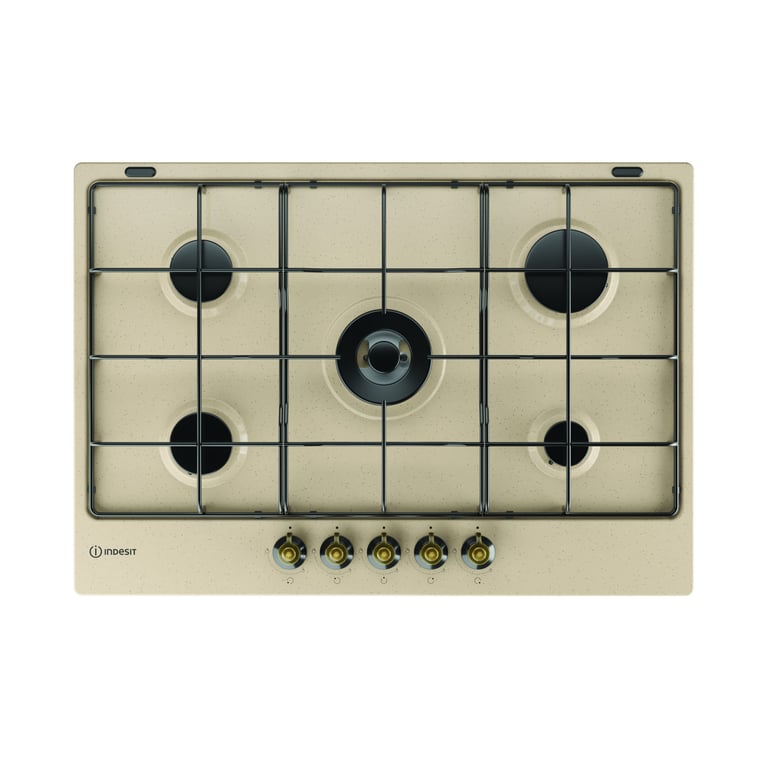Plaque de cuisson gaz n° 5 brûleurs avoine 750 x 510 mm - vue 2
