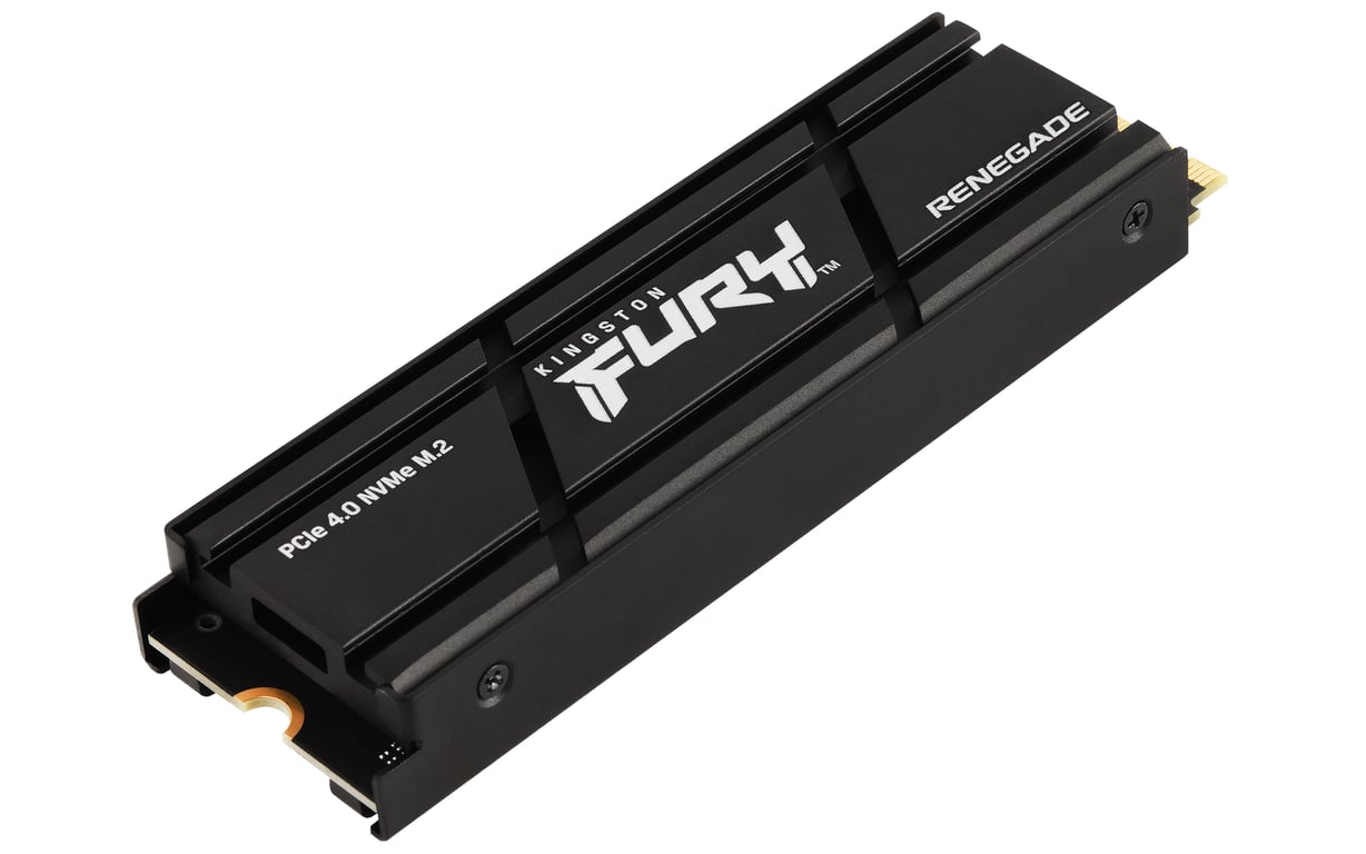 Kingston Technology 2000G RENEGADE PCIe 4.0 NVMe SSD W/ Radiateur de dissipation thermique - Neuf