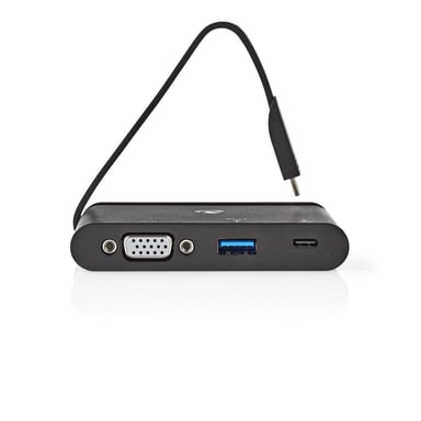 Nedis TCARF220BK station d'accueil USB 3.2 Gen 1 (3.1 Gen 1) Type-C Noir