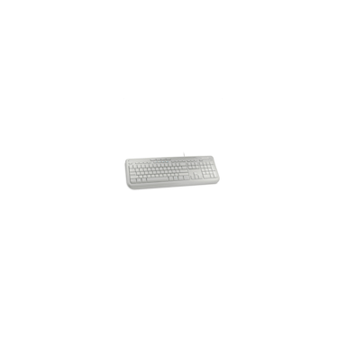 Teclado con cable Microsoft 600 USB (blanco)