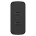OtterBox EU Wall Charger 50W - 1X USB-C 30W + 1X USB-C 20W USB-PD, noir