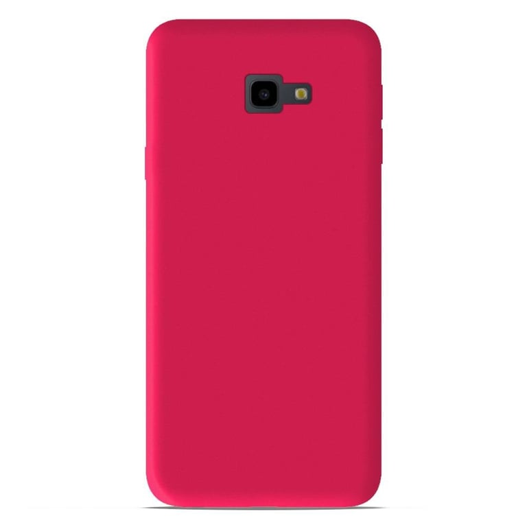 Coque silicone unie Mat Rose compatible Samsung Galaxy J4 Plus 2018 - 1001  coques