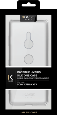 Guscio ibrido invisibile Sony Xperia XZ3, trasparente
