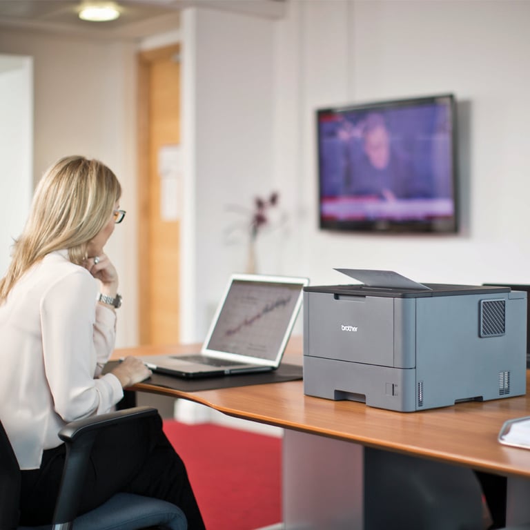 Brother HL L5000D Imprimante professionnelle laser monochrome recto verso Neuf - vue 3