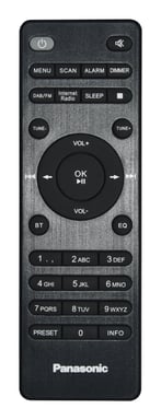 Panasonic RF-D40EG-K radio Portátil Digital Negro