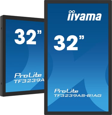 iiyama TF3239AS-B1AG écran plat de PC 80 cm (31.5'') 1920 x 1080 pixels Full HD LED Écran tactile Noir