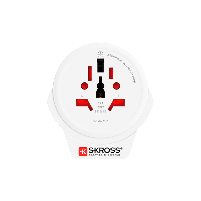 Adaptateur pour prise d'alimentation Skross Monde vers Europe USB - vue 6