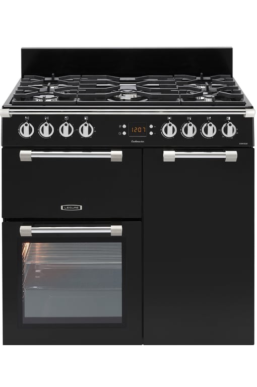 Leisure Cookmaster CK90F324K Cuisinière four à deux étages pose libre largeur : 90 cm profondeur : 60 cm hauteur : 90 cm avec système auto nettoyant - vue 2