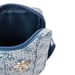 Guess Bolsa de hombro de 10'' Modelo 4G Azul