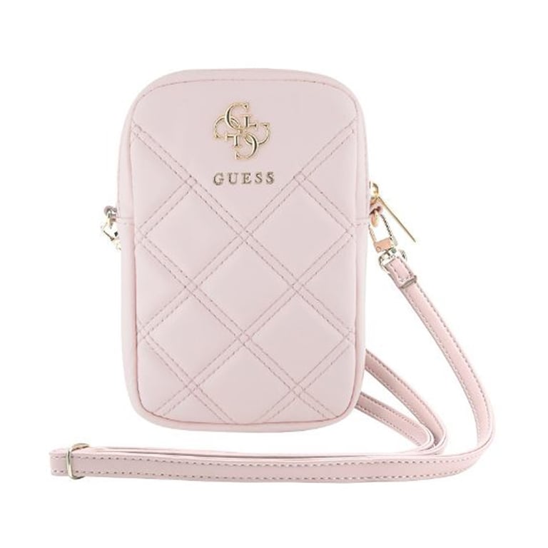 Pochette Universelle pour Téléphone Matelassée avec Bandoulière et Logo 4G Guess - vue 3
