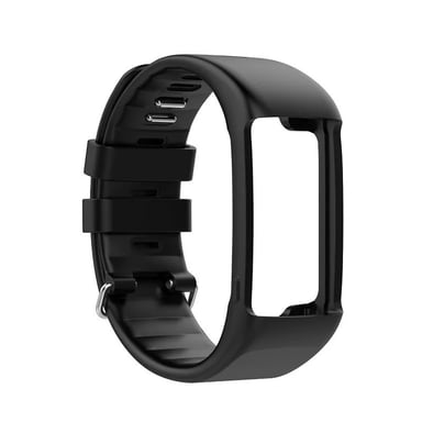 Correa de repuesto de silicona para Polar A360 A370 Black