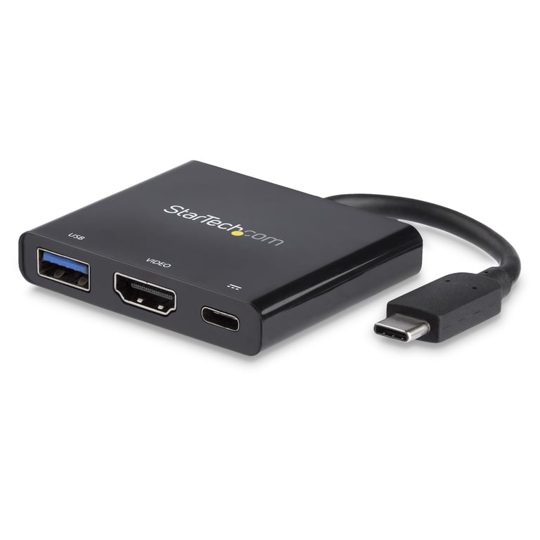 StarTech.com Adaptateur multifonction USB C vers HDMI 4K avec USB Power Delivery et port USB A Neuf