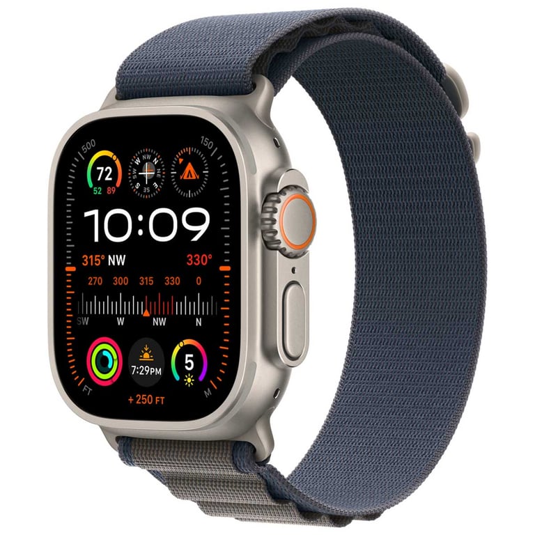 Bracelet Alpine Loop pour Apple Watch Series 1 - 11 / SE / Ultra (44/45/46/49 mm) - Taille S - Blue - Neuf