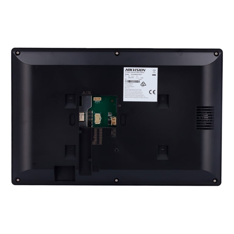 Hikvision DS-KH8520-WTE1 système vidéophone 25,6 cm (10.1 ) Noir - Neuf