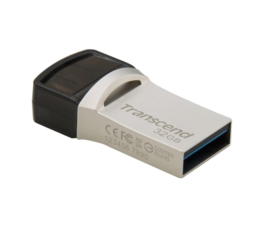 Transcend JetFlash 890 lecteur USB flash USB Type A / USB Type C 3.2 Gen 1 3.1 Gen 1 Neuf - vue 3