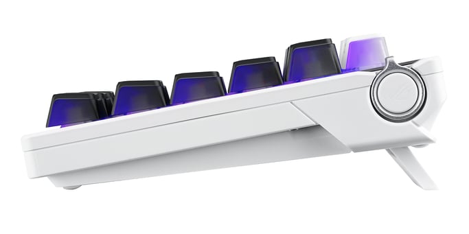ASUS ROG Azoth X clavier Gaming USB + RF Wireless + Bluetooth Noir, Blanc