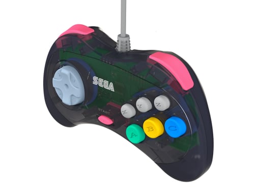 Retro-Bit RB-SGA-022 accessorio per videogiochi Joystick analogico grigio Sega Saturn