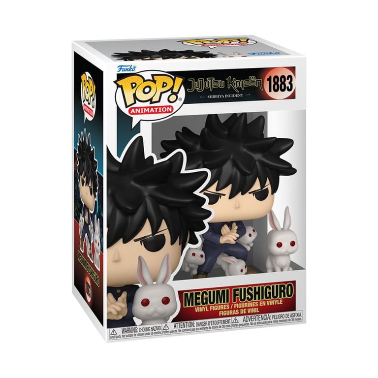 Figurine Funko Pop Animation Jujutsu Kaisen Megumi Fushiguro - vue 3