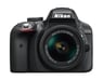 Nikon D3300 + AF-P 18-55mm VR Kit d'appareil-photo SLR 24,2 MP CMOS 6000 x 4000 pixels Noir