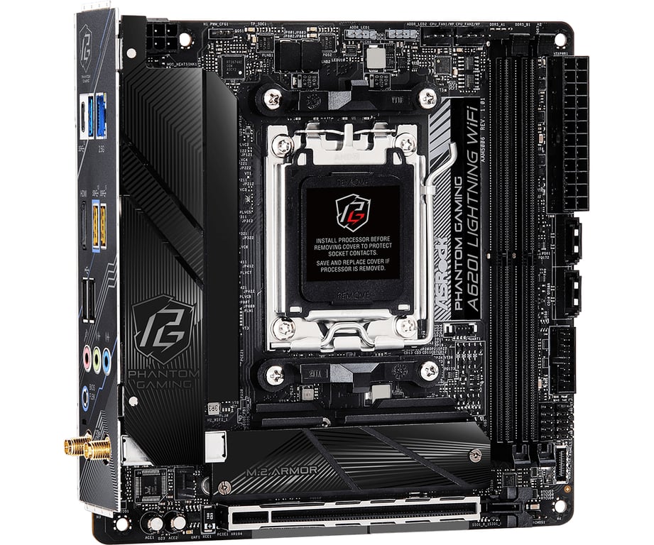ASRock A620I Lightning WiFi - vue 3