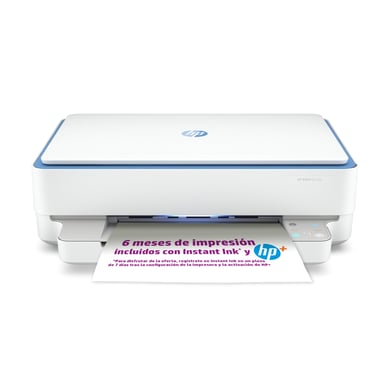 Stampante HP ENVY HP 6010e All-in-One, a colori, per la casa e l'ufficio, stampa, copia, scansione, wireless; HP+; idoneità all'inchiostro istantaneo HP; stampa da telefono o tablet