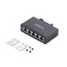 StarTech.com Switch di Rete Industriale non gestito a 5 porte 100/1000 Ethernet montaggio su guida DIN/parete Switch Gigabit IP30 robusto -40 - 75&degC 960V CC TAA (UNMANAGED SWITCH 5-PORT TAA - - 10/100/1000MBPS FANLESS IP30)