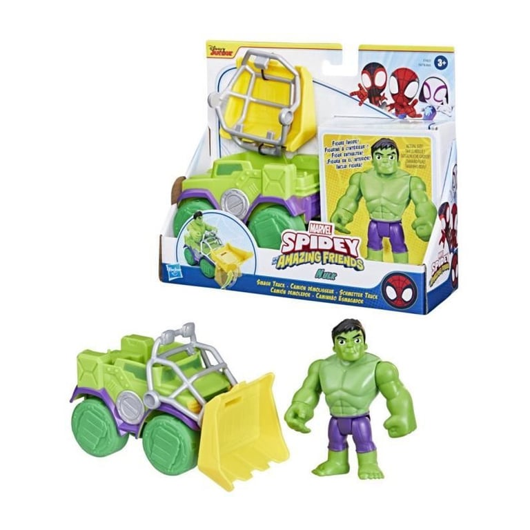Spidey Coffret Camion démolisseur Hulk véhicule avec figurine de 10 cm jouets dès Spidey et ses Amis Extraordinaires - vue 5
