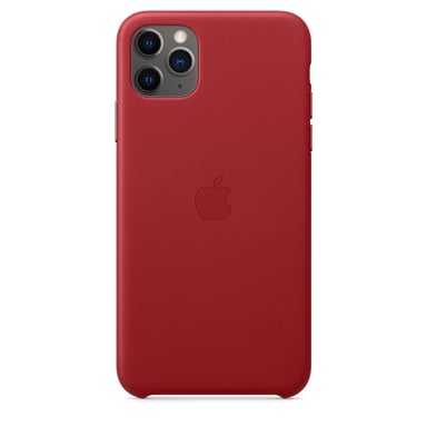 Custodia in pelle per Apple iPhone 11 Pro Max - Rosso