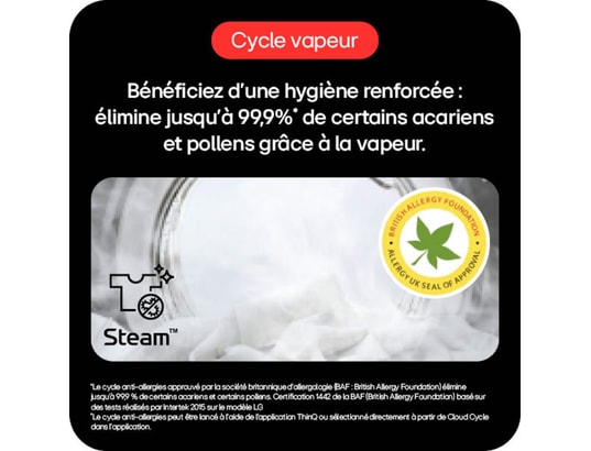 Lave-Linge Frontal LG F84N14SLS – 8 Kg – 1400 Trs/min – Moteur Induction - vue 7